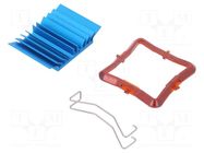 Heatsink: extruded; grilled; BGA; blue; L: 30mm; W: 30mm; H: 7.5mm Advanced Thermal Solutions