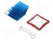 Heatsink: extruded; grilled; BGA; blue; L: 30mm; W: 30mm; H: 17.5mm Advanced Thermal Solutions