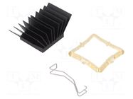 Heatsink: extruded; grilled; BGA; black; L: 29mm; W: 29mm; H: 19.5mm Advanced Thermal Solutions