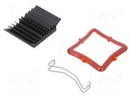 Heatsink: extruded; grilled; BGA; black; L: 30mm; W: 30mm; H: 9.5mm Advanced Thermal Solutions