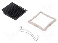 Heatsink: extruded; grilled; BGA; black; L: 35mm; W: 35mm; H: 9.5mm Advanced Thermal Solutions