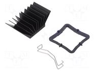 Heatsink: extruded; grilled; BGA; black; L: 31mm; W: 31mm; H: 19.5mm Advanced Thermal Solutions