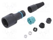 Connector: fiber optic; PIN: 2; multi mode duplex (MM); bayonet BULGIN