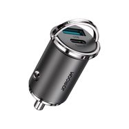 Joyroom fast car charger USB Type C / USB 45 W 5 A Power Delivery Quick Charge 3.0 AFC SCP gray (C-A35), Joyroom