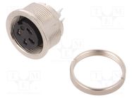 Connector: M16; socket; 581,680,682; female; PIN: 4; unshielded BINDER