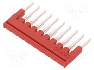 Comb bridge; ways: 10; red; Width: 3.5mm; UL94V-0 PHOENIX CONTACT