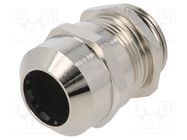 Cable gland; M25; 1.5; IP68; brass; Body plating: nickel; RESM RAYCHEM RPG