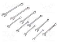 Wrench-set; bent,combination spanner; 10pcs. BAHCO