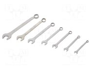 Wrench-set; bent,combination spanner; 7pcs. BAHCO