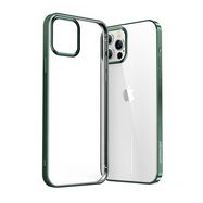 Joyroom New Beautiful Series ultra thin case with electroplated frame for iPhone 12 Pro Max green (JR-BP796), Joyroom