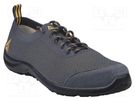 Shoes; Size: 35; grey-orange; cotton,polyester; with metal toecap DELTA PLUS