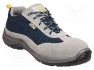 Shoes; Size: 38; grey-blue; polyester,suede split leather DELTA PLUS