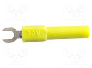 Connector: fork terminals; banana 4mm plug,fork terminal; 60VDC MUELLER ELECTRIC