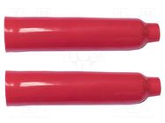 Insulator; red; PVC; 107mm; BU-41; 2pcs. MUELLER ELECTRIC