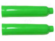 Insulator; green; PVC; 107mm; 2pcs. MUELLER ELECTRIC