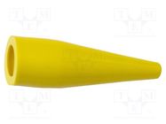 Insulator; 5kV; yellow; PVC; 65mm MUELLER ELECTRIC