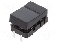 Switch: keypad; Pos: 2; SPST-NO; 0.05A/24VDC; black; none; THT; 1.27N OMRON Electronic Components