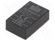 Converter: DC/DC; 6W; Uin: 36÷72V; Uout: 12VDC; Uout2: -12VDC; DIP24 MEAN WELL