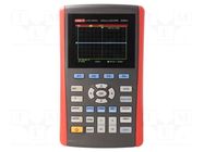 Handheld oscilloscope; 50MHz; LCD TFT 3,5"; Ch: 1; 200Msps; 12kpts UNI-T