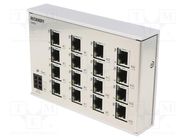 Switch Ethernet; unmanaged; Number of ports: 16; 24VDC; RJ45; IP20 