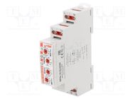 Module: current monitoring relay; AC current; 230VAC; SPDT; IP20 RELPOL