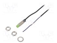 Sensor: inductive; OUT: 2-wire NO; 0÷4mm; 10÷30VDC; M12; IP67; 200mA AUTONICS