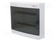 Enclosure: for modular components; IP40; white; No.of mod: 36 ETI POLAM