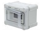 Enclosure: for modular components; IP66; wall mount; light grey OBO BETTERMANN