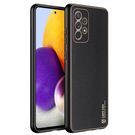 Dux Ducis Yolo elegant case made of soft TPU and PU leather for Samsung Galaxy A72 4G black, Dux Ducis