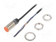 Sensor: inductive; OUT: PNP / NO; 0÷5mm; 10÷30VDC; M18; 2m; IP67 AUTONICS