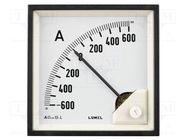 Ammeter; on panel; I DC: 0÷20A; Class: 1.5; Length: 95mm; 600V; MA19 LUMEL