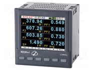 Meter: network parameters; digital,mounting; LCD TFT 3,5"; 1A,5A LUMEL