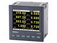 Meter: network parameters; digital,mounting; LCD TFT 3,5"; 1A,5A LUMEL