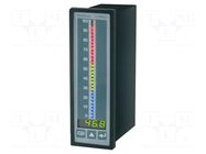 Meter: programmable; digital,mounting; on panel; LED; 4 digit LUMEL