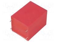 Capacitor: polypropylene; Dim: 20x39.5x41.5mm; 20uF; 800V; THT WIMA