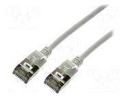 Patch cord; RJ45 plug,both sides; U/FTP; 6a; stranded; Cu; 0.5m LOGILINK