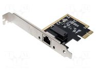 PC extension card: PCIe; RJ45 socket LOGILINK