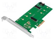 PC extension card: PCIe; PCI Express 3.0,LED status indicator LOGILINK
