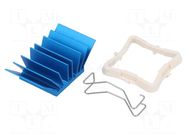 Heatsink: extruded; grilled; BGA; blue; L: 21mm; W: 21mm; H: 12.5mm Advanced Thermal Solutions