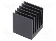 Heatsink: extruded; grilled; BGA; black; L: 17mm; W: 17mm; H: 19.5mm Advanced Thermal Solutions