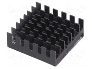 Heatsink: extruded; grilled; BGA; black; L: 27mm; W: 27mm; H: 9.5mm Advanced Thermal Solutions