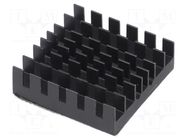 Heatsink: extruded; grilled; BGA; black; L: 30mm; W: 30mm; H: 9.5mm Advanced Thermal Solutions