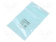 Protection bag; ESD; L: 203mm; W: 127mm; Thk: 75um; polyetylene EUROSTAT GROUP