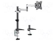 Holder; 8kg; 13÷27"; Arm len: 396mm; Standard: 75x75mm,100x100mm LOGILINK