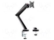 Monitor holder; 8kg; 17÷32"; Arm len: 480mm; for one monitor LOGILINK