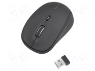 Mouse; black; USB A; wireless,optical; DPI change button; 10m LOGILINK