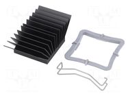 Heatsink: extruded; grilled; BGA; black; L: 32.5mm; W: 32.5mm Advanced Thermal Solutions