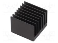 Heatsink: extruded; grilled; BGA; black; L: 25mm; W: 25mm; H: 19.5mm Advanced Thermal Solutions