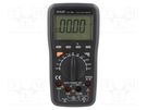 Digital multimeter; USB; LCD; 3,75 digit (3999); 3x/s; -20÷1000°C AXIOMET