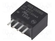 Converter: DC/DC; 3W; Uin: 4.5÷5.5V; Uout: 9VDC; Iout: 333mA; SIP4 